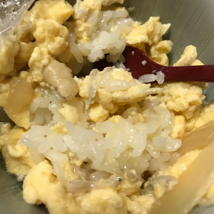 レンジで簡単しらすと卵のふわふわご飯